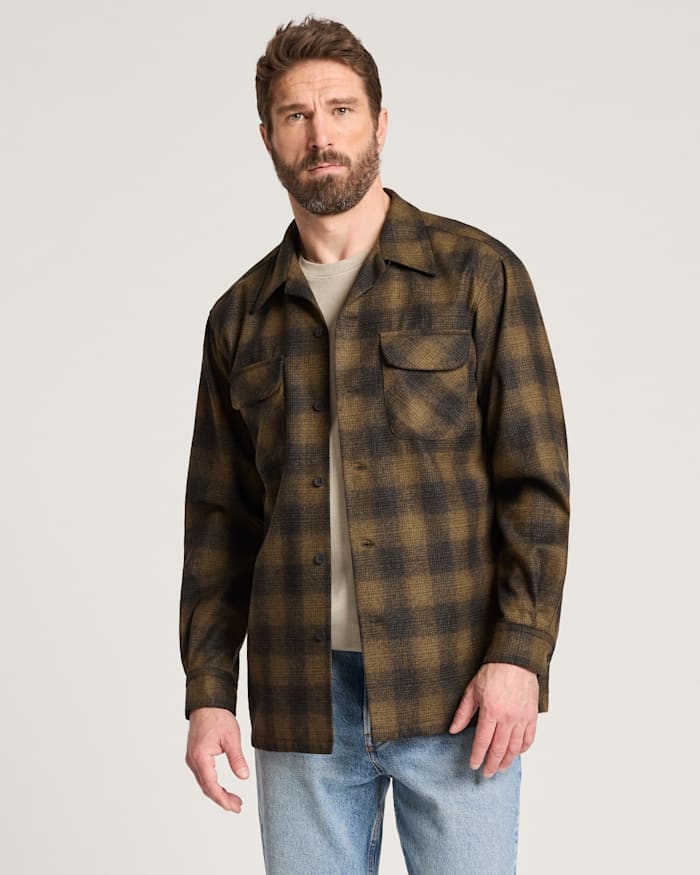 MEN'S PLAID BOARD SHIRT